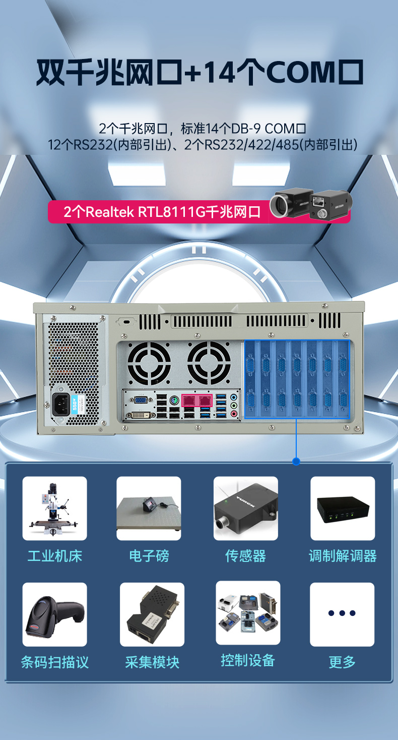 4U上架式工控机,研华主板14个COM口主机电脑,DT-610L-684G2.jpg