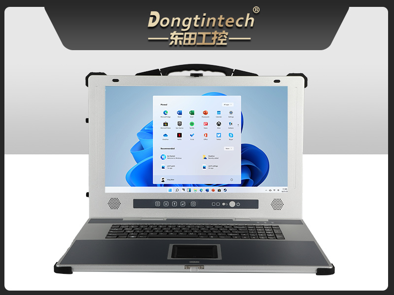 三亿加固便携机,17寸下翻式无人机指挥工作站,DTG-1417ZD-BQ670MA1