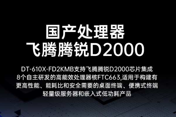 国产飞腾D2000处理器芯片.png