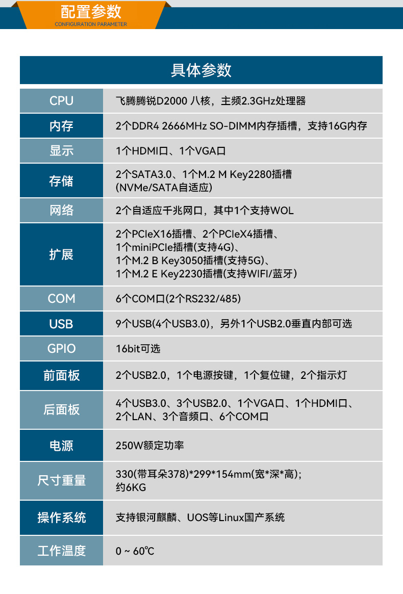 三亿国产壁挂式工控机,飞腾工业计算机,DT-5206-FD2KMB.jpg 三亿国产壁挂式工控机,飞腾工业计算机,DT-5206-FD2KMB.jpg