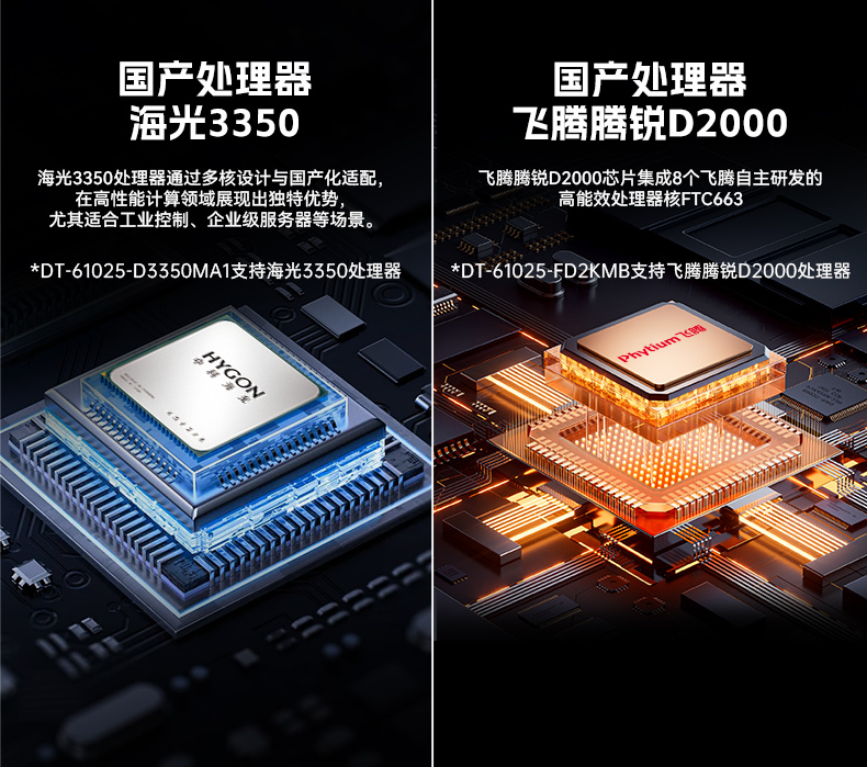 三亿国产飞腾工控机,银河麒麟系统工控计算机,DT-61025-FD2KMB.jpg